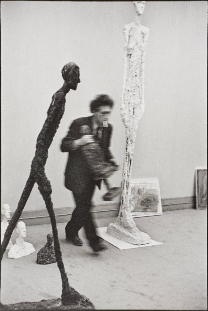 Henri Cartier-Bresson Alberto Giacometti, Galerie Maeght, Paris, 1961