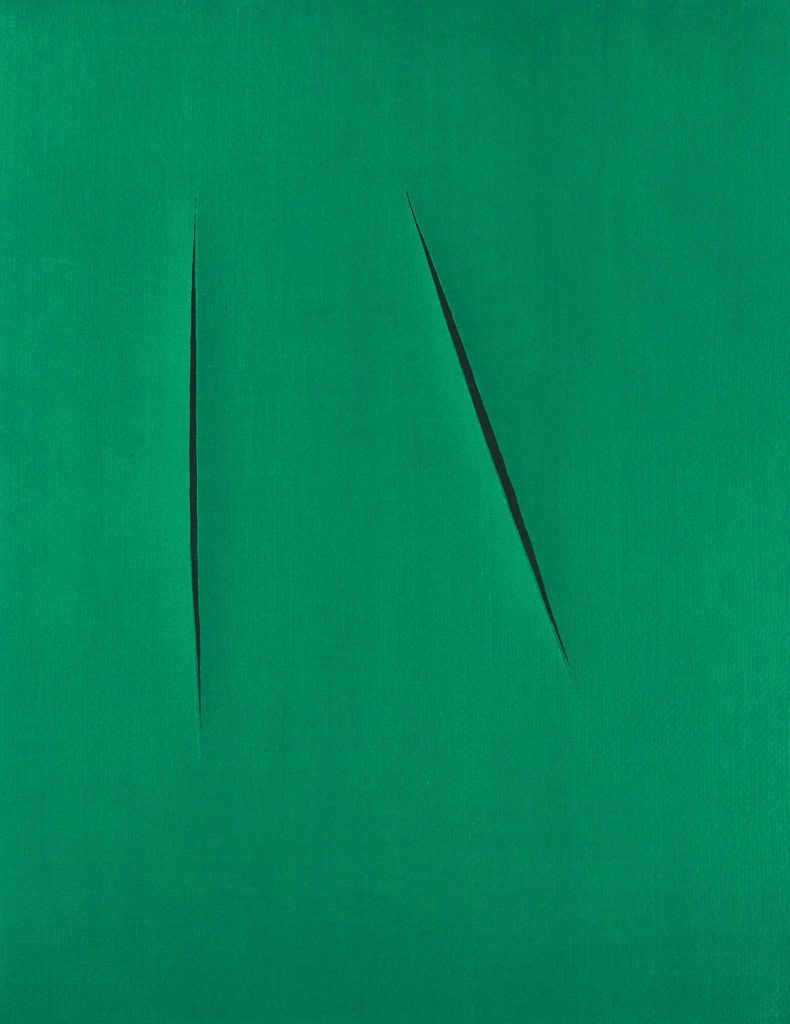 Lucio Fontana Concetto Spaziale, 1969