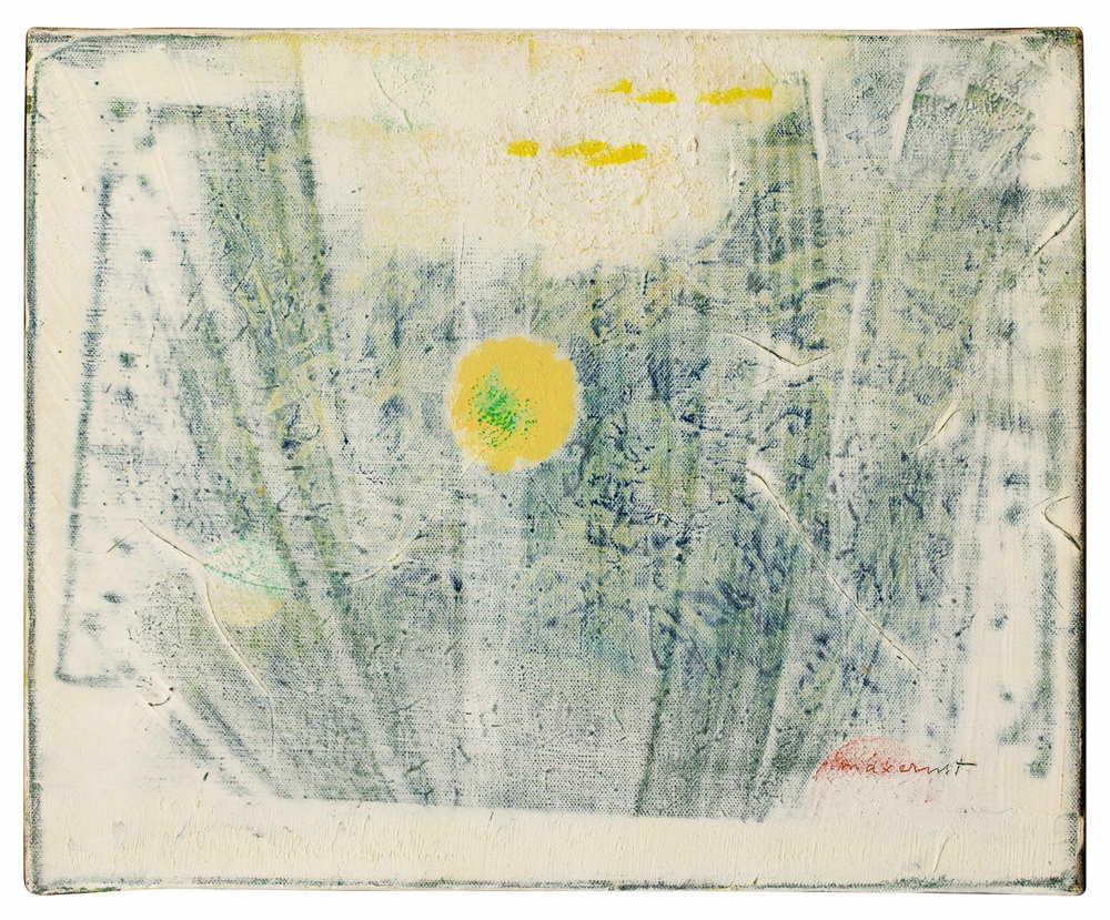 Max Ernst Forêt blanche et soleil jaune, 1964